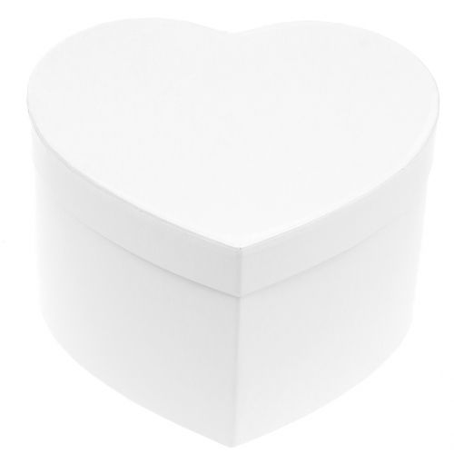 Floristik24 Caja de flores en forma de corazón 18/20cm 2pcs
