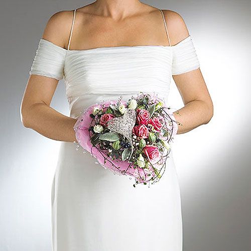 Artículo Porta ramo de novia de espuma floral Ø7cm 16cm 6uds