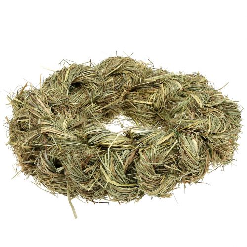 Artículo Corona de heno, corona de puerta Ø25cm