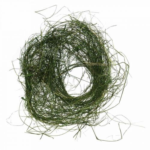 Floristik24 Brazalete ramo verde hierba brazalete ramo Ø25cm 6pcs
