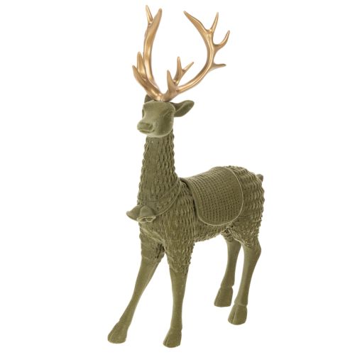Figura decorativa de ciervo de pie, con astas, 31 cm. comprar | Floristik24.es