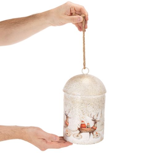 Campana con motivos navideños para colgar, 26 cm | Floristik24.es