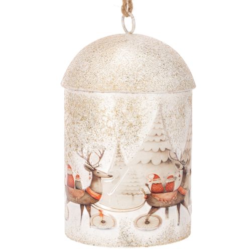 Campana con motivos navideños