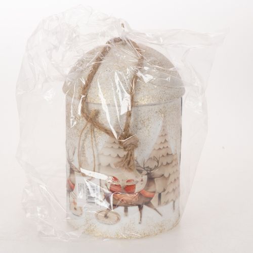 Campana con motivos navideños