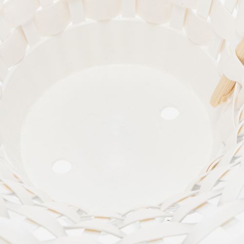 Cesta para niña de las flores de boda, 24 cm x 17 cm. | Floristik24.es