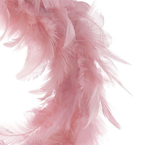 Floristik24 Decoración de la boda Guirnalda de primavera Rosa Ø20cm 3pcs