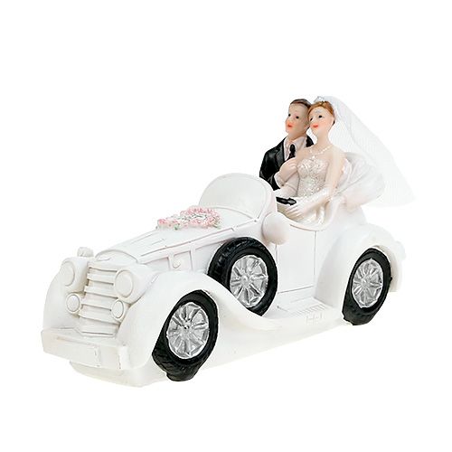 Floristik24 Figura de la boda pareja de novios en 15cm convertible