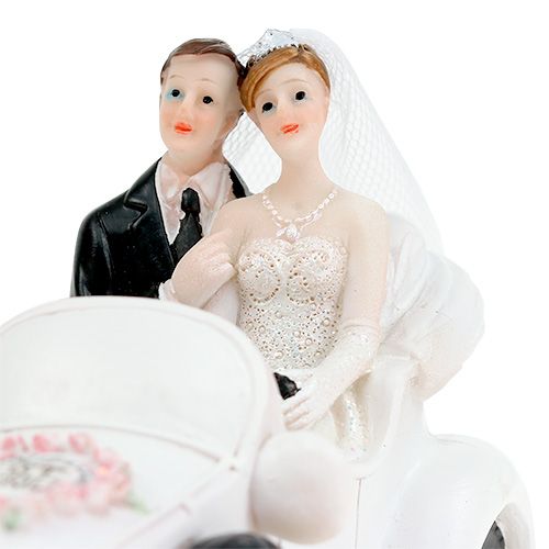 Floristik24 Figura de la boda pareja de novios en 15cm convertible