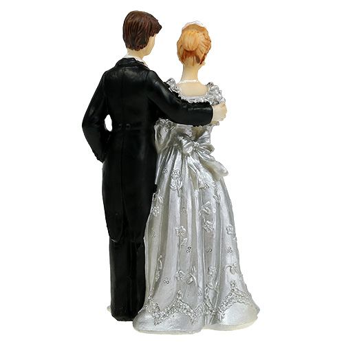 Floristik24 Novios para bodas de plata 14cm