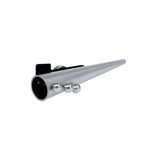 Artículo Alfiler de boda con imán, plata mate 7cm