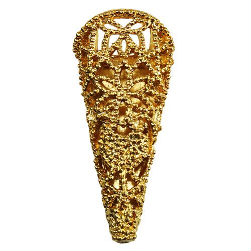 Floristik24 Alfiler de boda con imán dorado 4,5cm