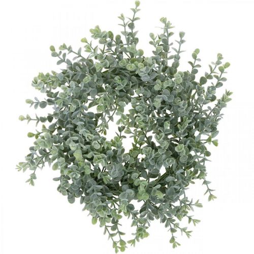 Decoración de boda corona de eucalipto artificial Ø25cm