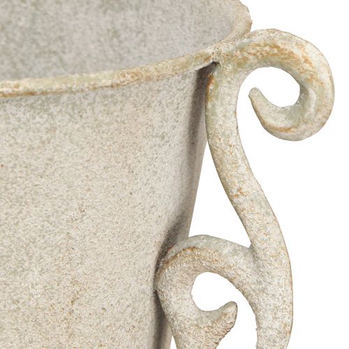 Artículo Trofeo alto decorativo florero antiguo metal gris Ø15cm H50cm