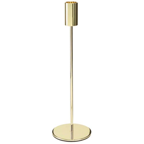 Candelabro alto de metal dorado 27,5cm 4 piezas