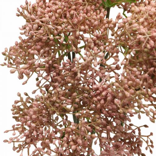 Artículo Rama de flor rosa artificial de saúco 52cm 4pcs