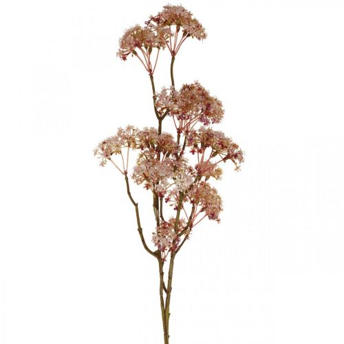 Floristik24 Rama decorativa floreciente rosa oscuro Prado de flores artificiales 88cm