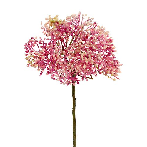 Rama de flor de saúco Rosa-Blanco L 55cm 4pcs