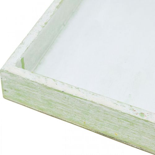 Floristik24 Posavasos de madera, decoración de mesa, bandeja para plantar 19×19cm