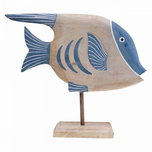 Floristik24 Peces decorativos de madera grandes, peces decorativos de pie Al. 30 cm