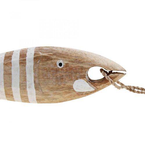 Floristik24 Peces de madera decoracion pez maritimo colgante madera 28.5cm