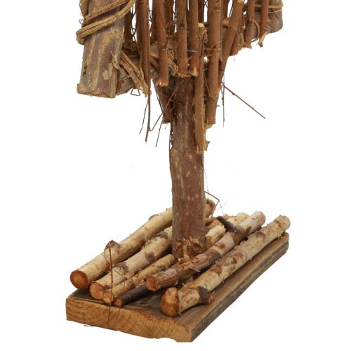 Artículo Decoración de árbol de Navidad de madera decoración de madera ramas enredaderas 27,5x10x60cm