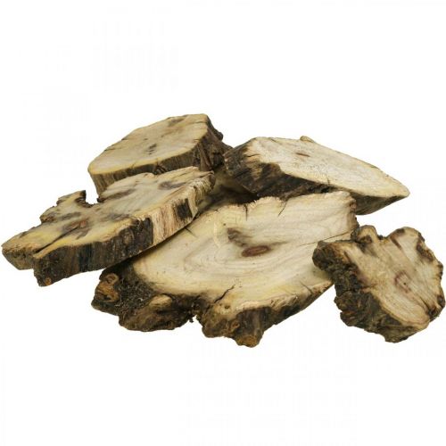 Floristik24 Discos de madera deco root wood scatter decoración madera 3-8cm 500g