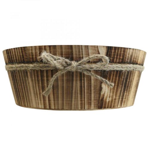 Artículo Cuenco decorativo de madera madera natural Decoración rústica Ø28cm H10cm