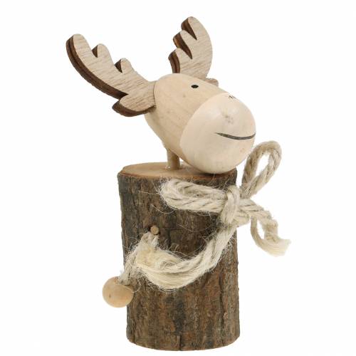 Floristik24 Decoración navideña madera de alce 12,5cm