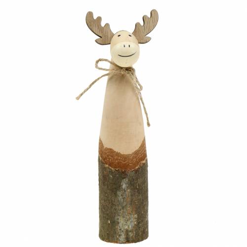 Floristik24 Deco alce natural H19,5cm