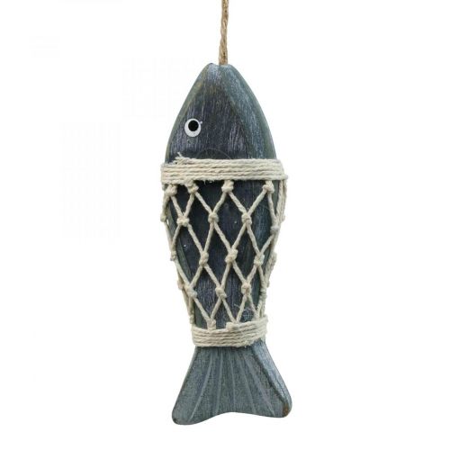 Floristik24 Peces decorativos de madera, peces decorativos para colgar 16,5cm