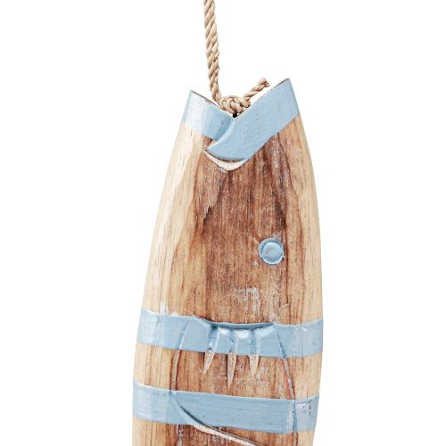 Artículo Pez de madera para colgar pez decoración madera 29cm color 3 piezas