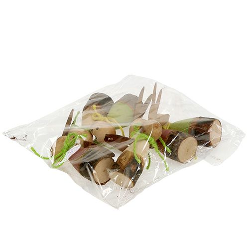 Floristik24 Conejito de madera surtido 8cm 6pcs
