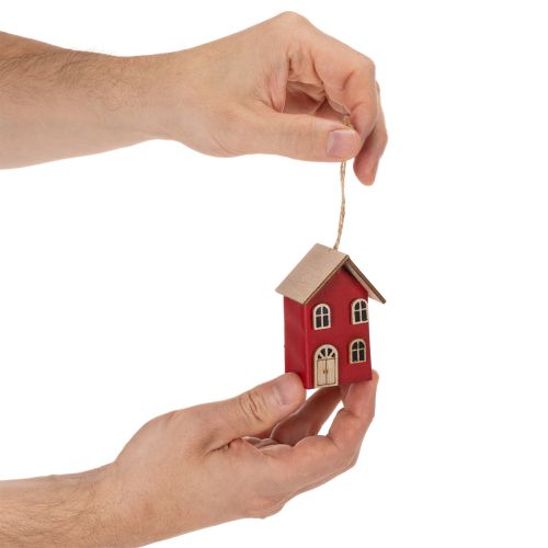 Juego de adornos colgantes para el hogar, estilo escandinavo, 7 cm, 6 piezas | Floristik24.es