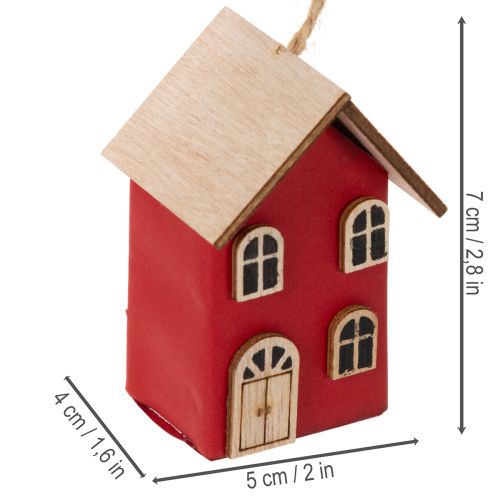 Juego de adornos colgantes para el hogar, estilo escandinavo, 7 cm, 6 piezas | Floristik24.es