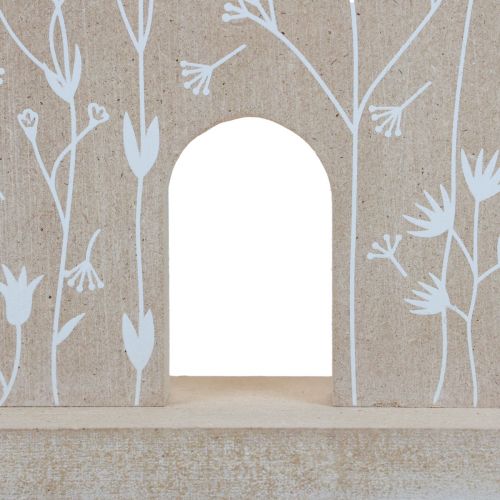 Artículo Casa de madera decorativa casa mesa soporte madera 28,5cm