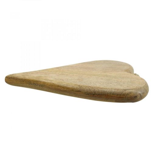 Floristik24 Colgador decorativo de corazón de madera decoración de madera de corazón para colgar naturaleza 26cm