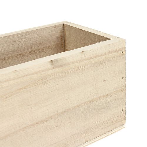 Floristik24 Caja de madera natural 32cm x 9cm H8.5cm