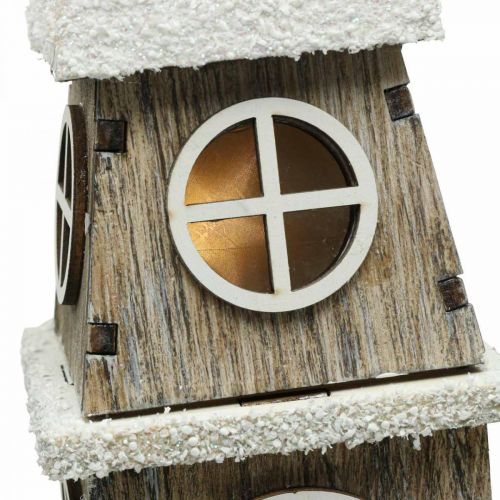 Artículo Torre de faro de madera Campanario Iglesia de Navidad Al. 45 cm