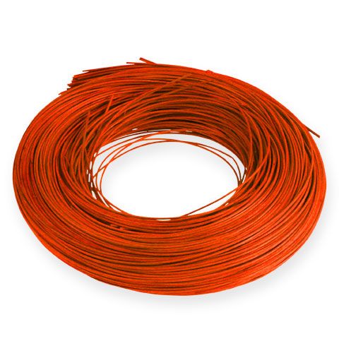 Floristik24 Bastón de ratán naranja 1.3mm 250g