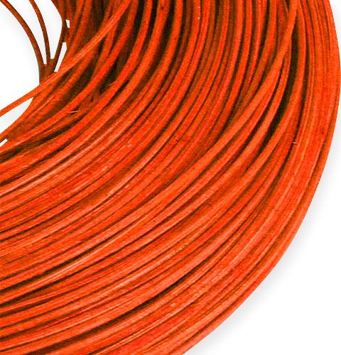 Floristik24 Bastón de ratán naranja 1.3mm 250g