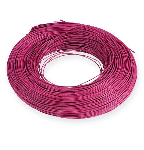Floristik24 Tubo de ratán rosa 1,3mm 250g