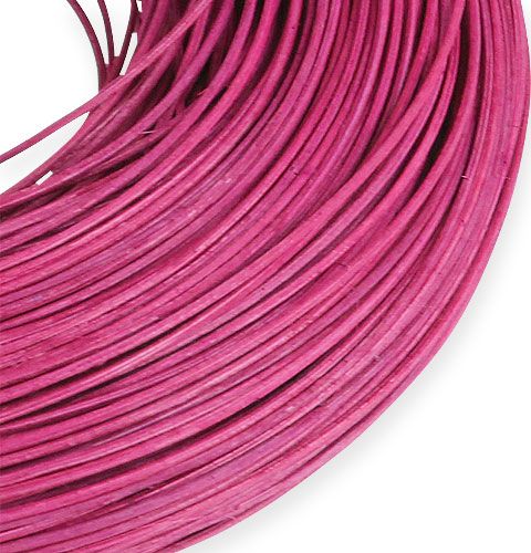 Floristik24 Tubo de ratán rosa 1,3mm 250g