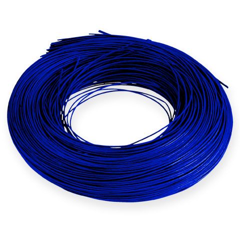 Floristik24 Tubo de mimbre azul 1.3mm 250g