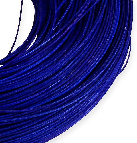 Floristik24 Tubo de mimbre azul 1.3mm 250g