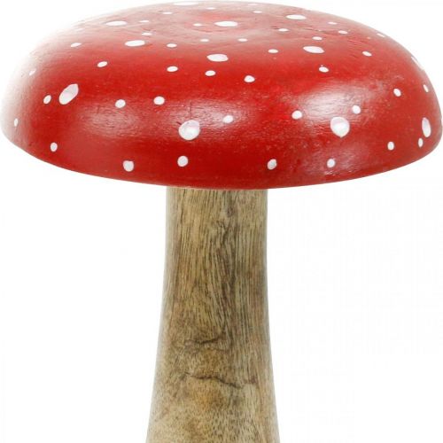 Floristik24 Agárico de mosca madera grande decoración otoño seta Ø14cm H24cm