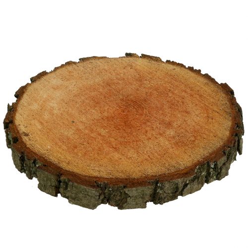 Floristik24 Disco de madera de aliso natural Ø20cm - 24cm