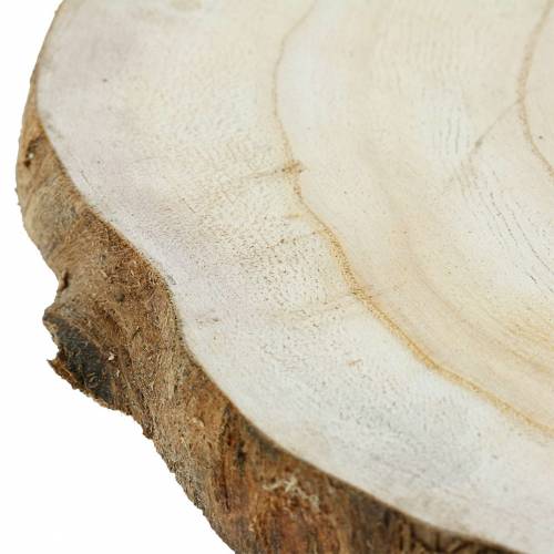Floristik24 Disco de madera naturaleza Ø25-32cm
