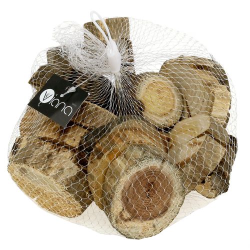 Floristik24 Discos de madera anillos de madera natural 500g