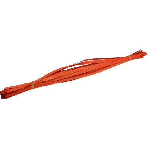 Floristik24 Tiras de madera para trenzar naranja 95cm - 100cm 50uds