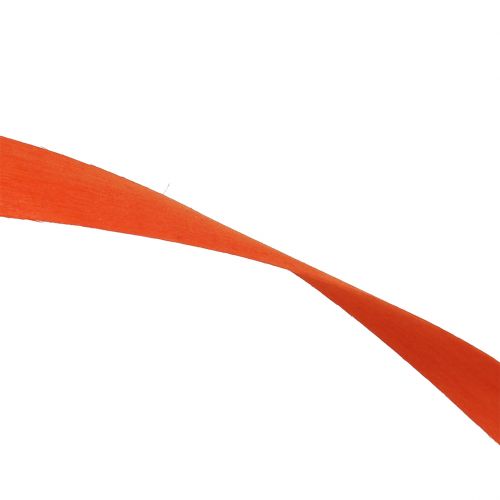 Floristik24 Tiras de madera para trenzar naranja 95cm - 100cm 50uds